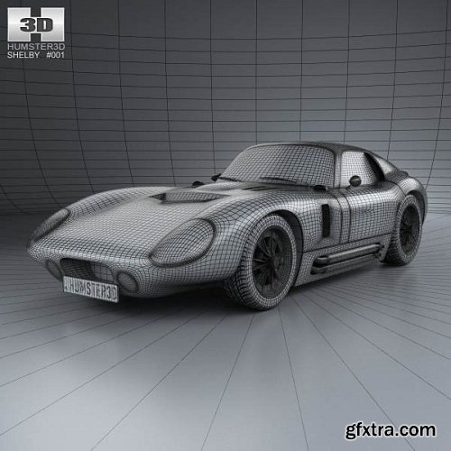 Shelby Cobra Daytona 1964 3D Model