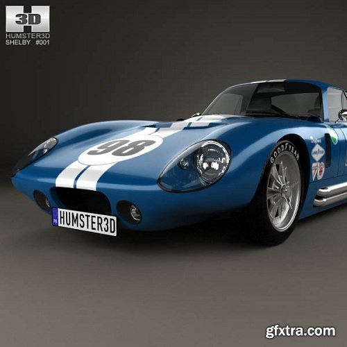 Shelby Cobra Daytona 1964 3D Model