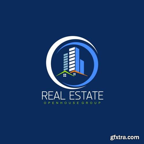 Real Estate Business Logo - Apartment, Condo, House