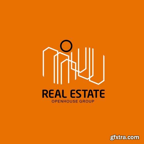 Real Estate Business Logo - Apartment, Condo, House