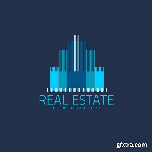 Real Estate Business Logo - Apartment, Condo, House