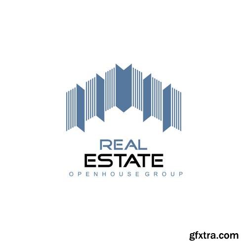 Real Estate Business Logo - Apartment, Condo, House