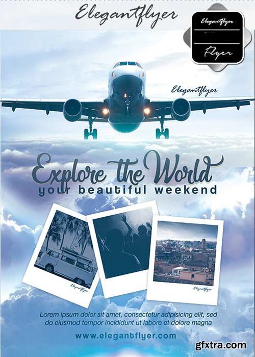 The World V15 Flyer PSD Template + Facebook Cover