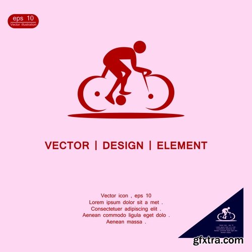 Logo icon business element advertising poster signboard 3-25 EPS