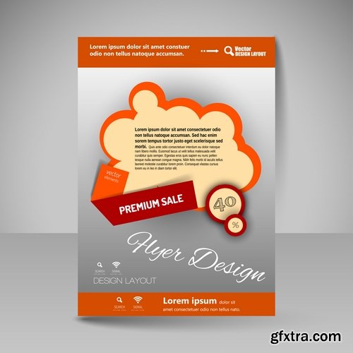 Flyer banner advertising poster signboard invitation card business card business card 2-13