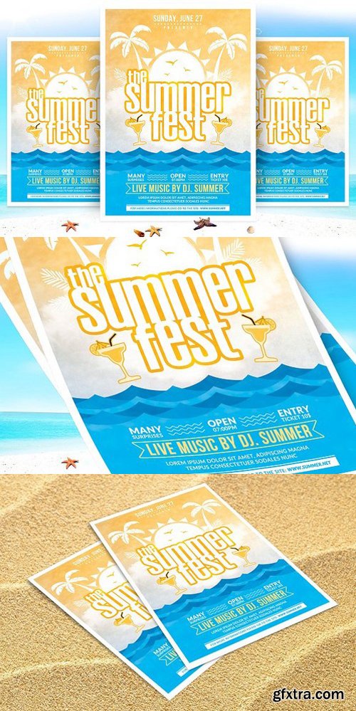 CM - The Summer Fest Flyer Template 1595108