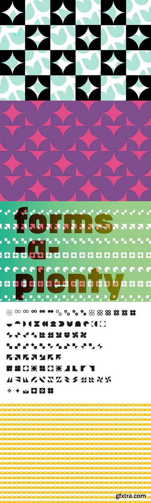 CM - FormPattern Two Symbols Font 1606176