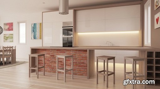 Creating a Kitchen Visualization in 3ds Max and V-Ray