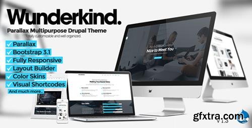 ThemeForest - Wunderkind v1.3 - One Page Parallax Drupal 7 Theme - 7864554