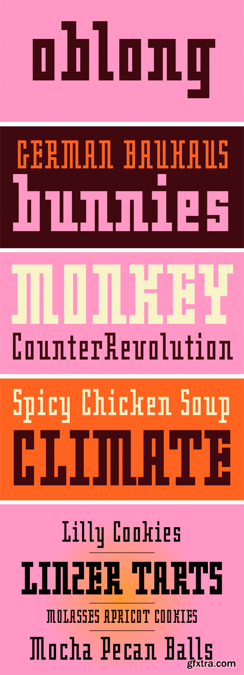 Oblong Font Family