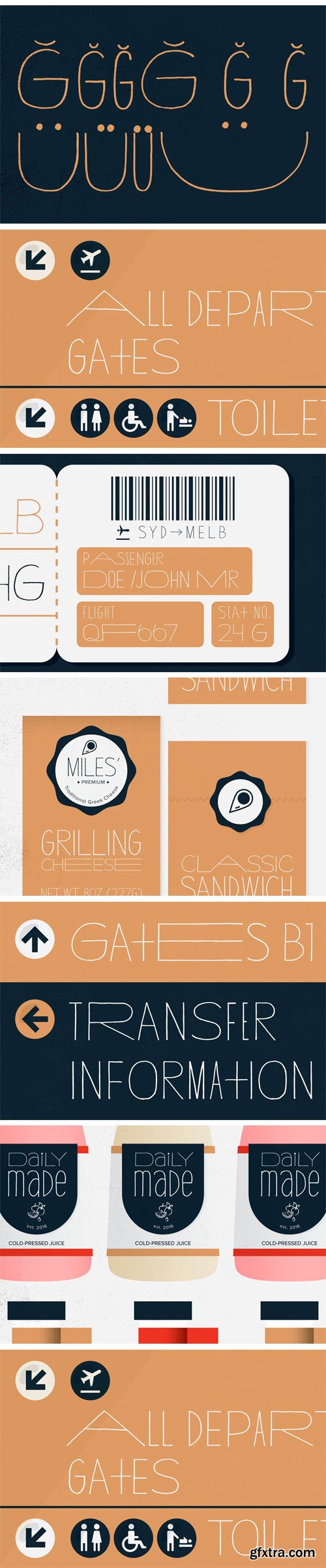 YWFT Hannah Font Family