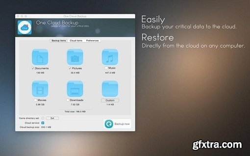 One Cloud Backup V1.0.3 (Mac OS X)