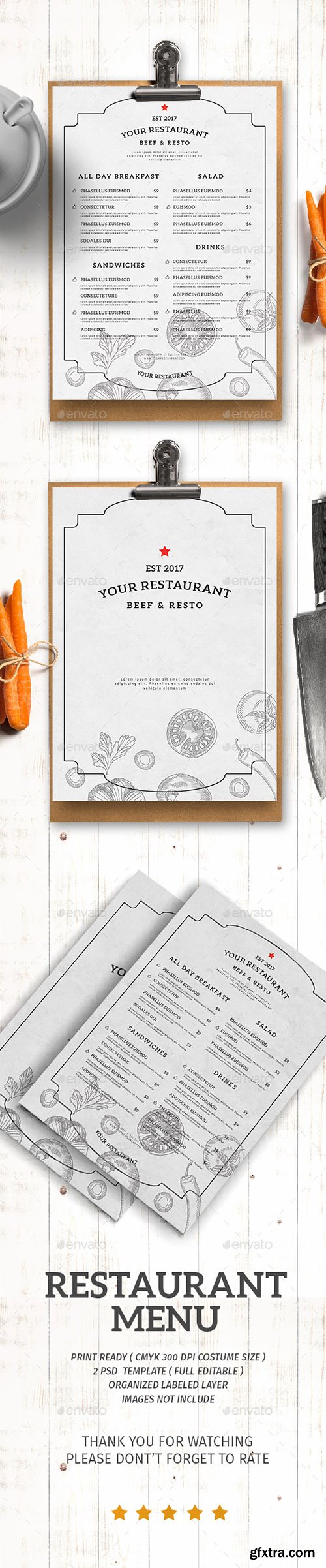 Graphicriver Food Menu 20302484