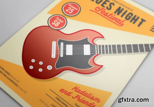 Graphicriver Guitar Festival Flyer 17962987