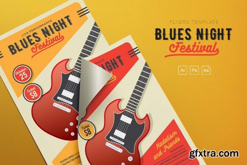 Graphicriver Guitar Festival Flyer 17962987