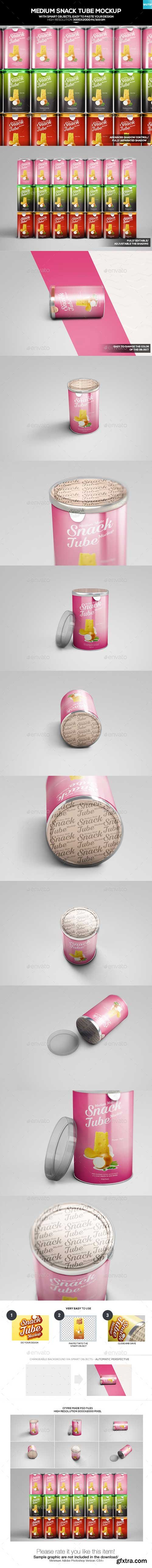 Graphicriver - Medium Snack Tube Mockup 20336551