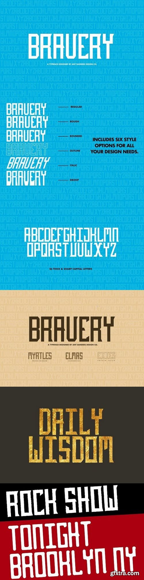 CM - ASD Bravery Font Family 1327068