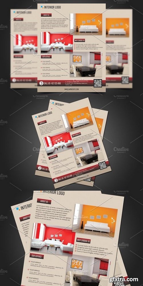 CM - Interior Flyer Template 1339139