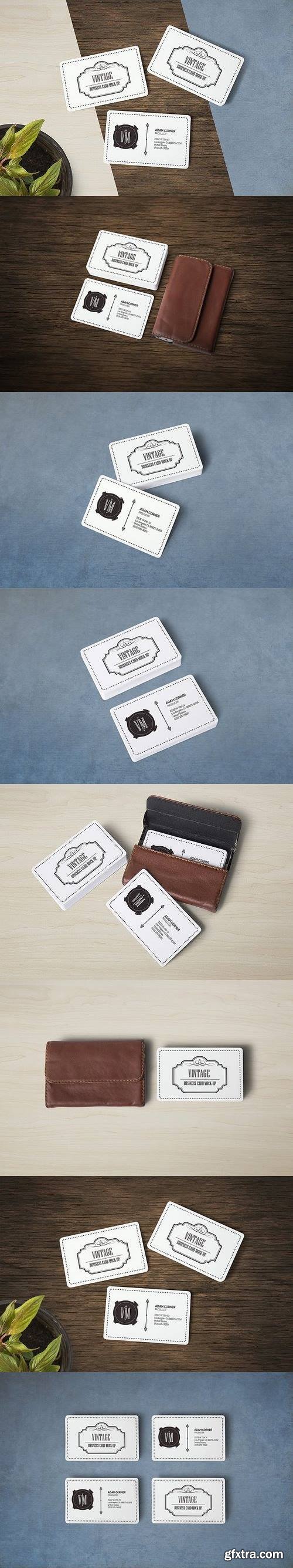 CM - Rounded Corners Business Card mockup 1339355