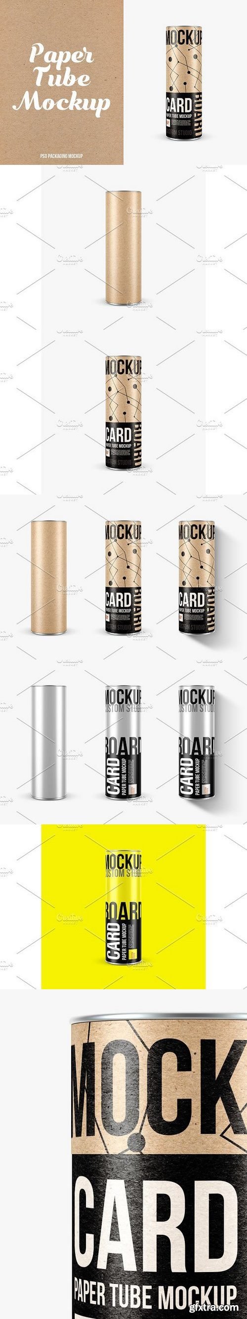 CM - Paper Tube TIN CAN Mockup 1326296