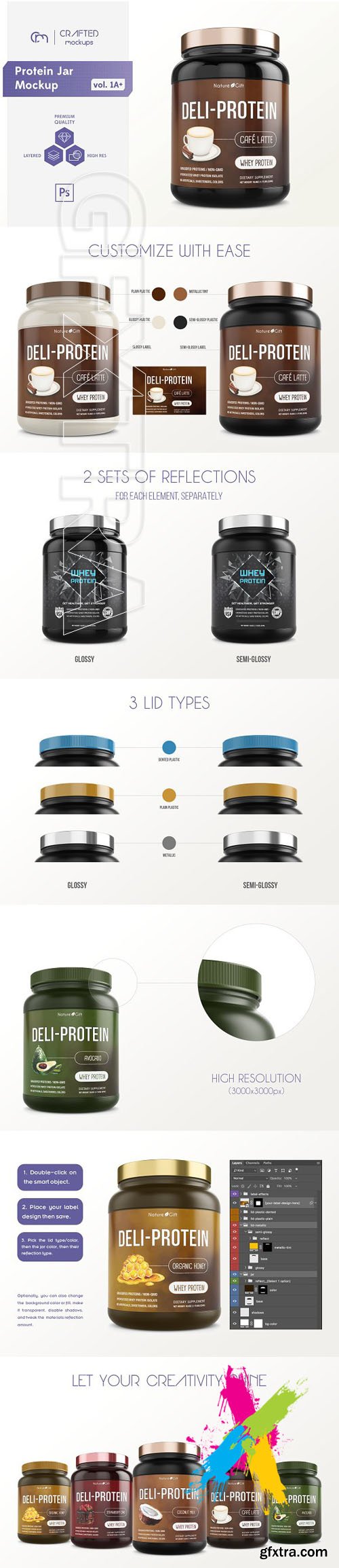 CM - Protein Jar Mockup Vol. 1A Plus 1663440