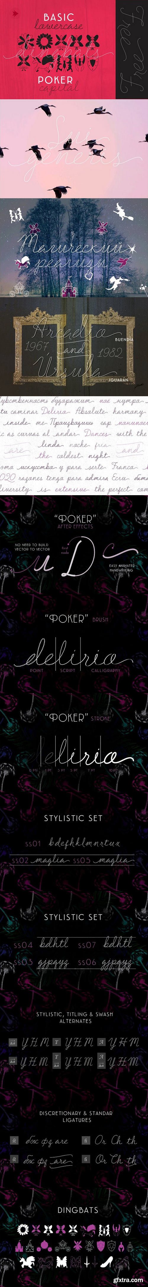 CM - Delirio Script Fonts 1590639