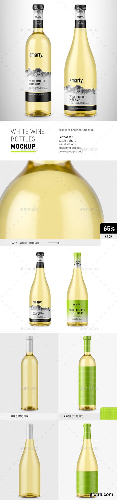 GR - White Wine Bottles Mockup 20263664