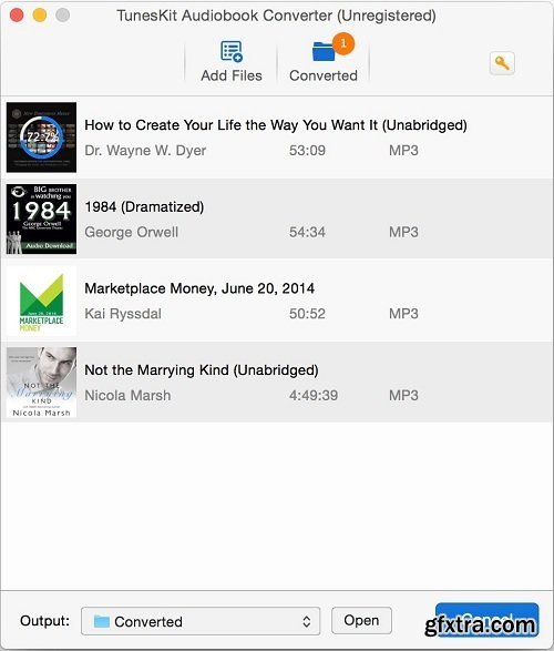 TunesKit Audiobook Converter 2.4.2 (Mac OS X)