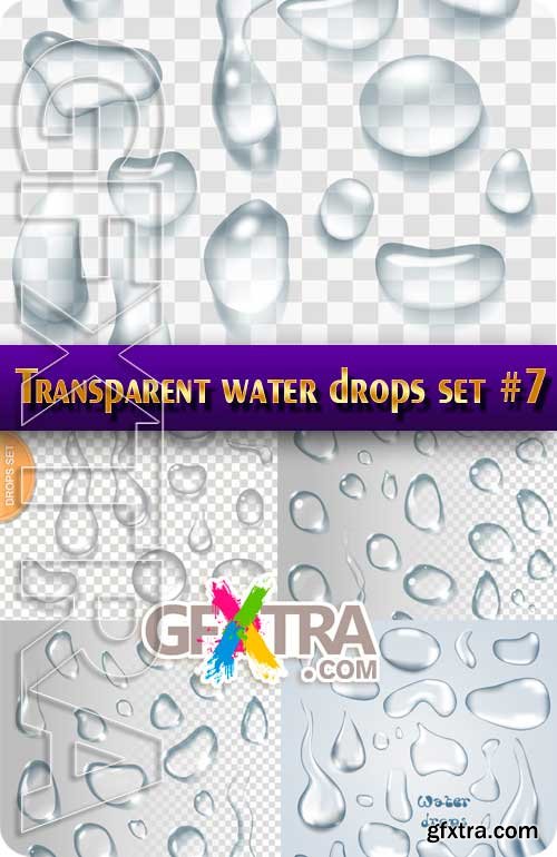 Transparent drops #7 - Stock Vector