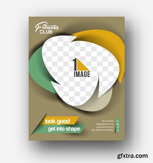 Flyer banner advertising poster signboard invitation card business card 20 EPS