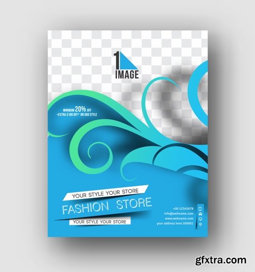 Flyer banner advertising poster signboard invitation card business card 20 EPS