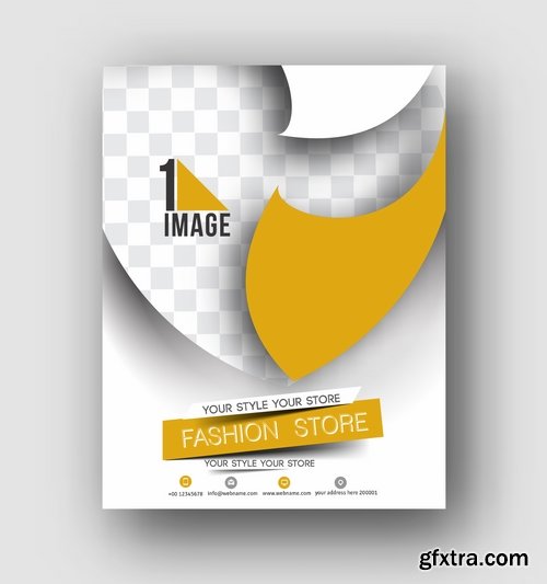 Flyer banner advertising poster signboard invitation card business card 20 EPS