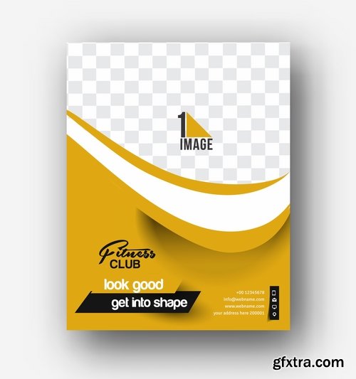 Flyer banner advertising poster signboard invitation card business card 20 EPS