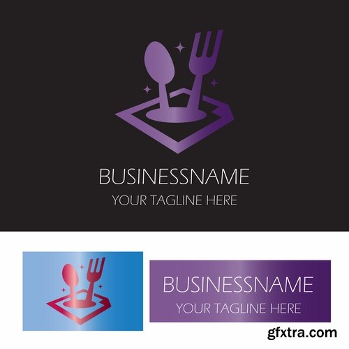 Logo icon business element advertising poster signboard 4-25 EPS