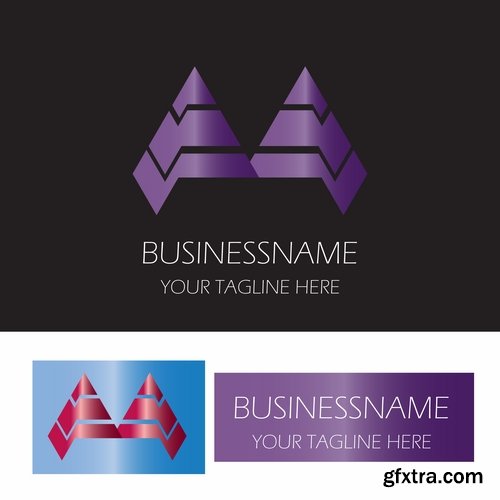 Logo icon business element advertising poster signboard 4-25 EPS