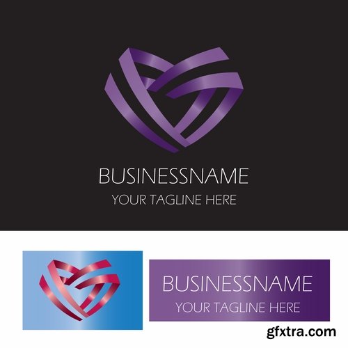 Logo icon business element advertising poster signboard 4-25 EPS