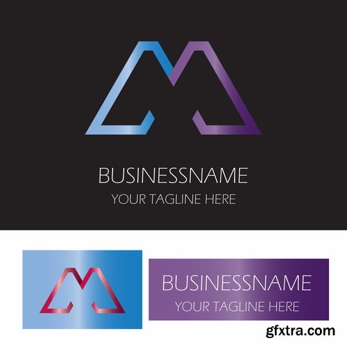 Logo icon business element advertising poster signboard 4-25 EPS