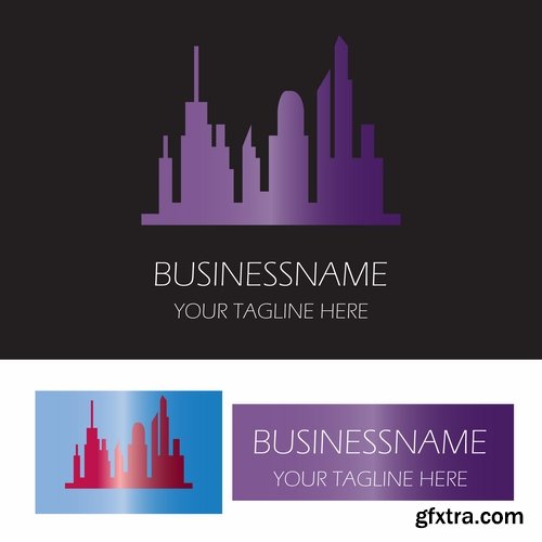 Logo icon business element advertising poster signboard 4-25 EPS