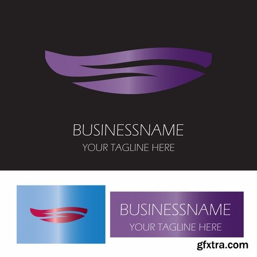 Logo icon business element advertising poster signboard 4-25 EPS