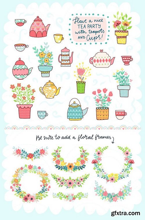 CM - Spring is Here! Graphics & Patterns 1338981