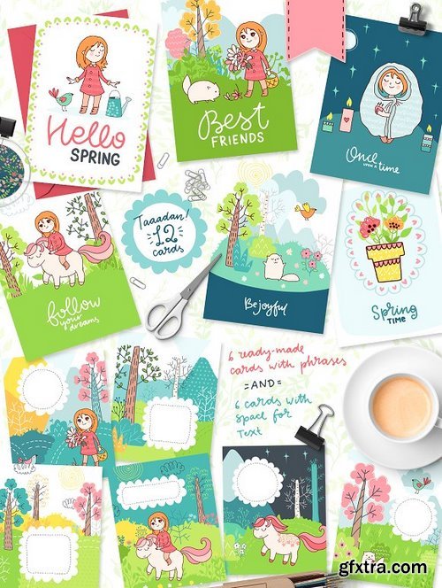 CM - Spring is Here! Graphics & Patterns 1338981