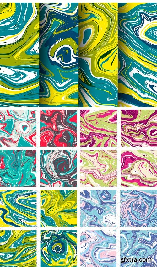 CM - Vector Vivid Marble Patterns 1625595