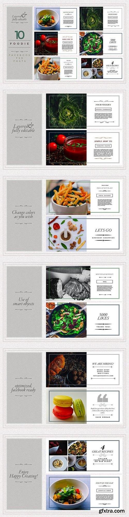 CM - FOODIE facebook posts pack 1326811