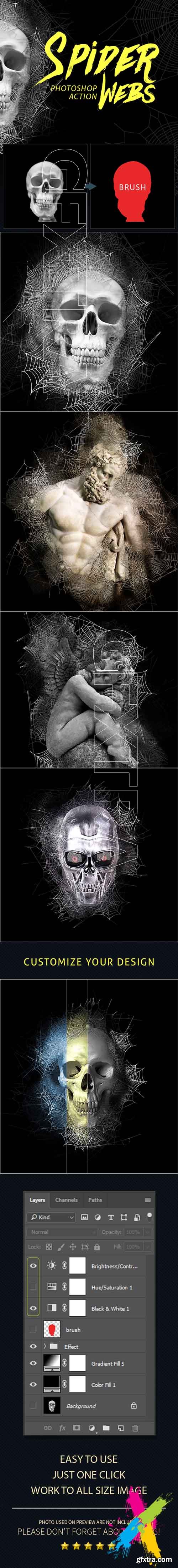 Graphicriver - Spider Webs Photoshop Action 20348649