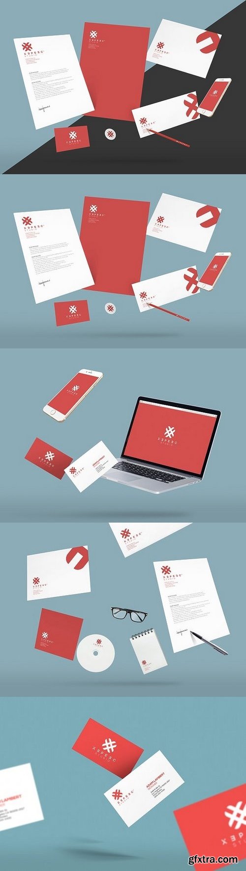 CM - Realistic Branding @ Identity Mockup 1339341