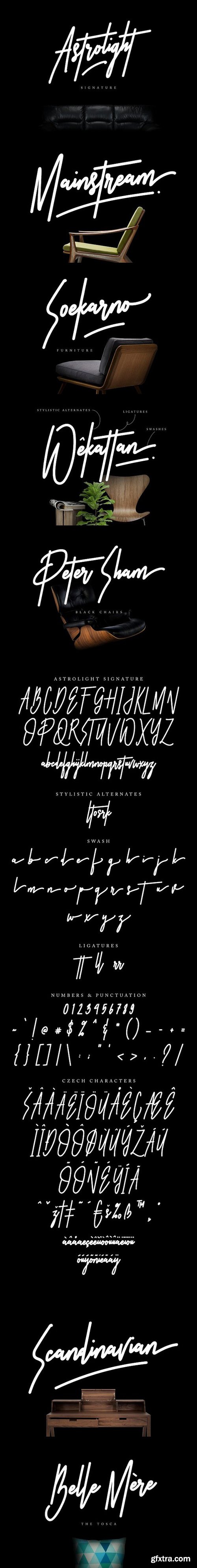 CM - Astrolight Signature Script Font 1593919