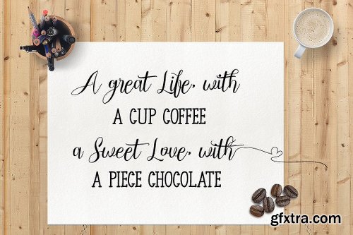 CreativeMarket Chocolate Milky (Script And Slab) 1682701