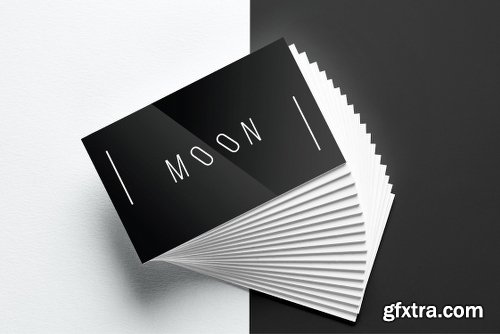 CreativeMarket Moon Business Card Temmplate 1685824