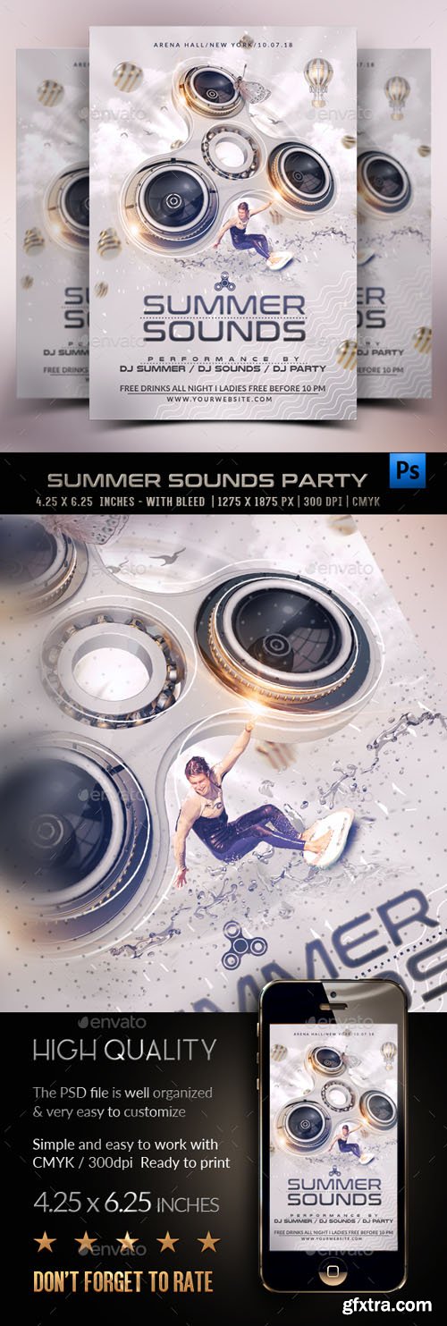 GR - Summer Sounds Party Flyer 20295431