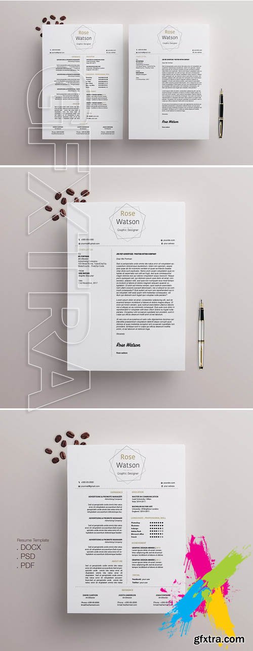 CM - Simple Resume (CV) Template 1672335